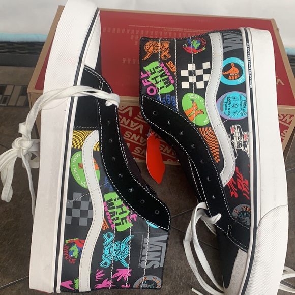 VANS SK8-Hi DECON V66 Black/Multi men’s - Picture 9 of 16